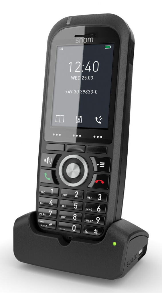 Snom M70 DECT-telefoonhandset Nummerherkenning Zwart - Afbeelding 2