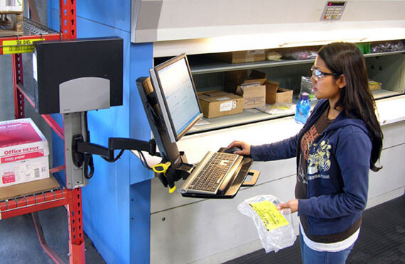 Ergotron 200 Series Combo Arm flat panel bureau steun 61 cm (24") Muur Zwart - Afbeelding 4