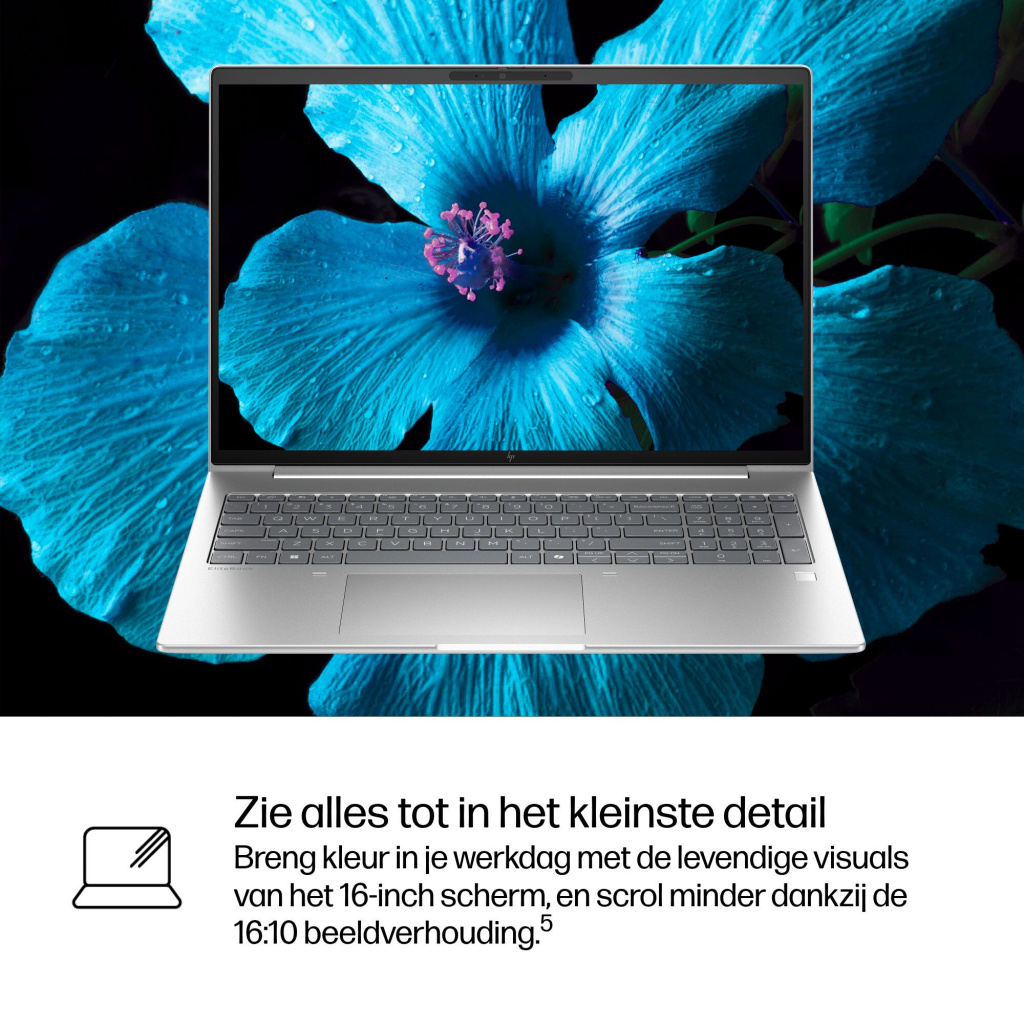 HP EliteBook 6 EB6G1i16 U7 255H 16 64GB/1T PC NL Intel Core Ultra 7 Laptop 40,6 cm (16") WUXGA DDR5-SDRAM 1 TB SSD Wi-Fi 7 (802. - Afbeelding 18
