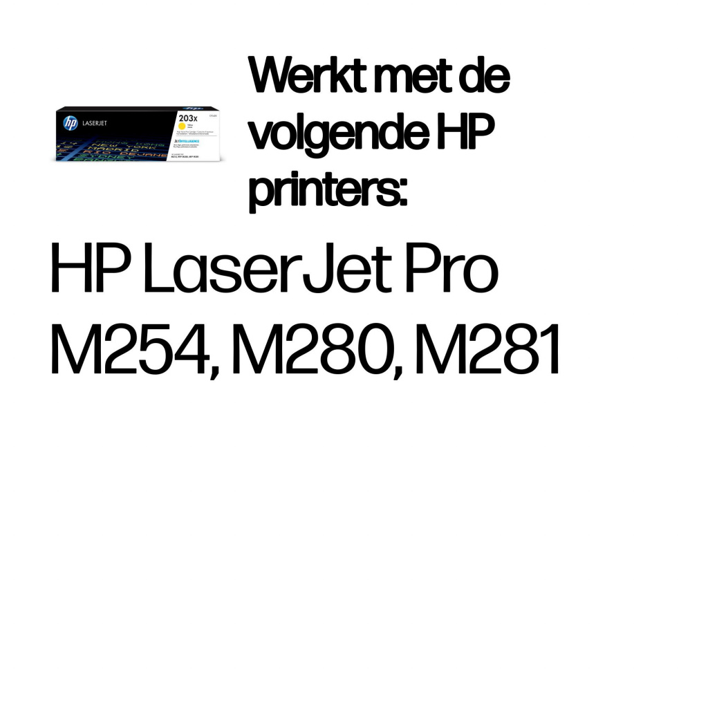 HP LaserJet Originele 203X high-capacity gele tonercartridge - Afbeelding 2