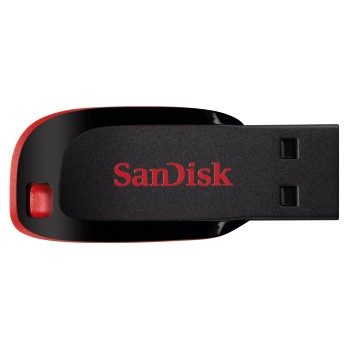 SanDisk Cruzer Blade USB flash drive 64 GB USB Type-A 2.0 Zwart, Rood - Afbeelding 3