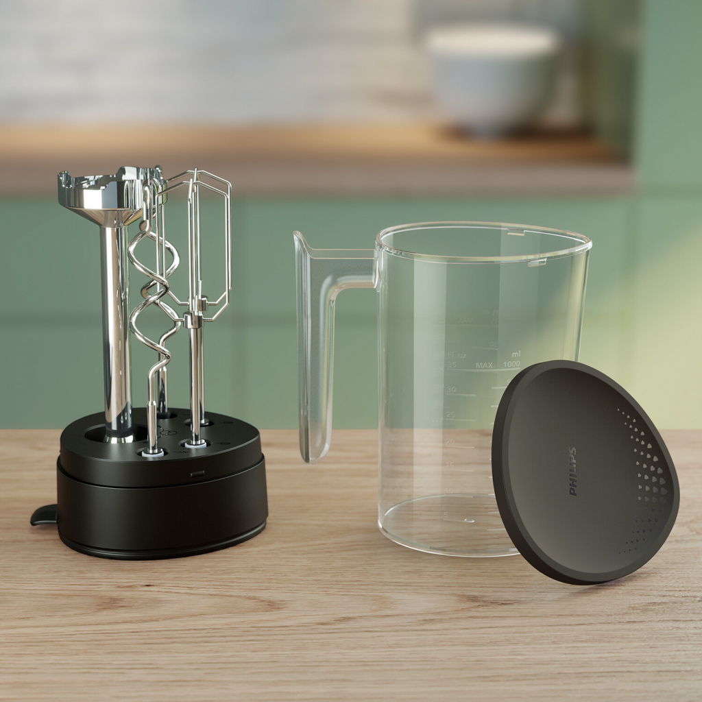 Philips 5000 series HR3781/10 Krachtige handmixer van 500W - Afbeelding 3