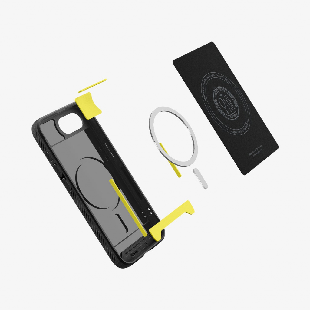 Spigen Rugged Armor (MagFit) mobiele telefoon behuizingen 15,5 cm (6.1") Hoes Zwart - Afbeelding 3
