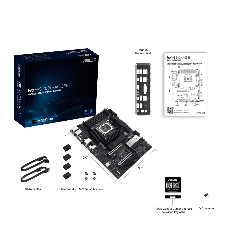 ASUS PRO WS Z890-ACE SE Intel Z890 LGA 1851 (Socket V1) ATX - Afbeelding 3