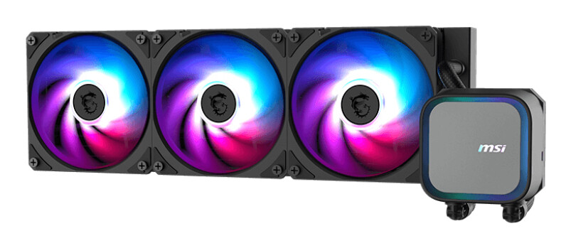 MSI MAG CORELIQUID A13 360 koelsysteem voor computers Moederbord, Processor Alles-in-één vloeistofkoeler 12 cm Zwart 1 stuk(s)