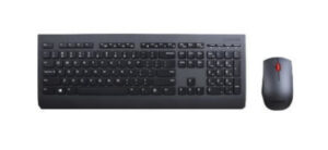 Lenovo 4X30H56799 toetsenbord Inclusief muis Kantoor RF Draadloos AZERTY Belgisch, Frans Zwart