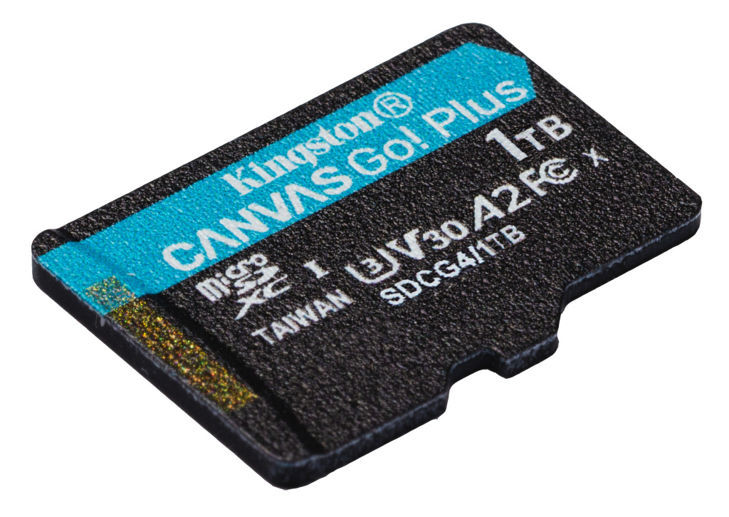 Kingston Technology 1TB microSDXC Canvas Go! Plus Gen4 200MB/s A2 U3 V30 kaart + adapter - Afbeelding 4