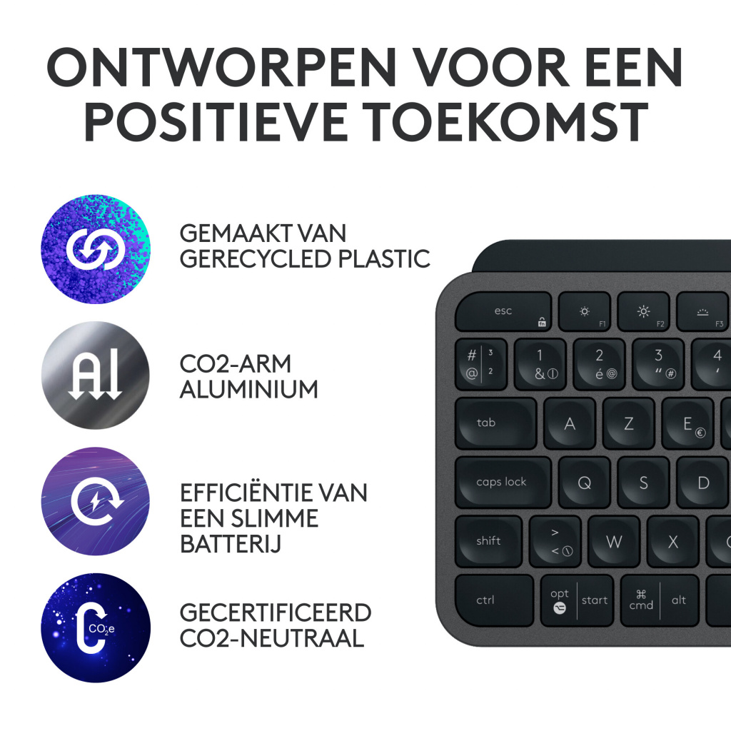 Logitech Master 920-011614 toetsenbord Inclusief muis Kantoor Bluetooth QWERTY US International Grafiet - Afbeelding 10