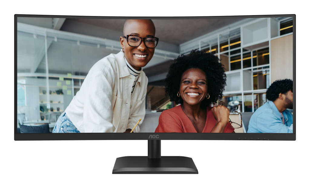 AOC E4 CU34E4CV computer monitor 86,4 cm (34") 3440 x 1440 Pixels UltraWide Quad HD LCD Zwart - Afbeelding 5