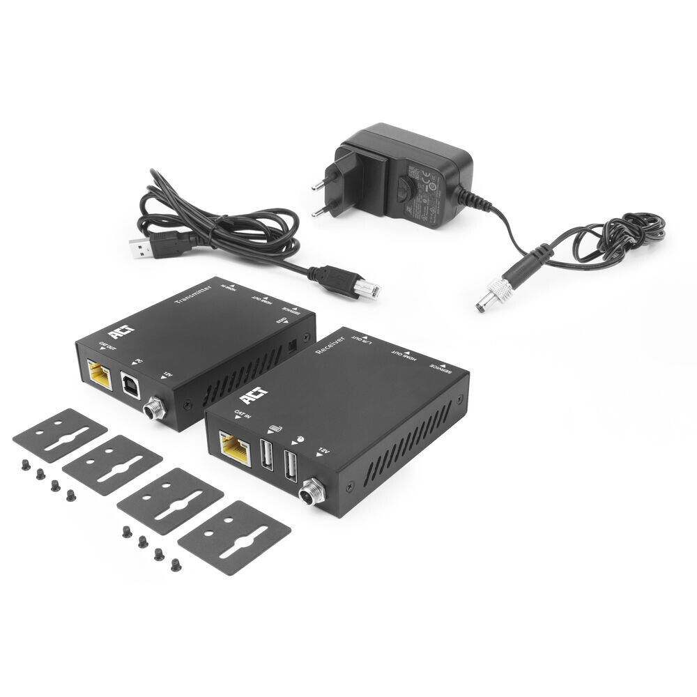 ACT 4K HDMI 2.0 KVM extender set over CAT6A, tot 70 meter - Afbeelding 2