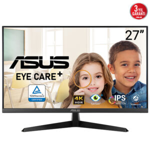 ASUS VY27UQ computer monitor 68,6 cm (27") 3840 x 2160 Pixels 4K Ultra HD LCD Zwart