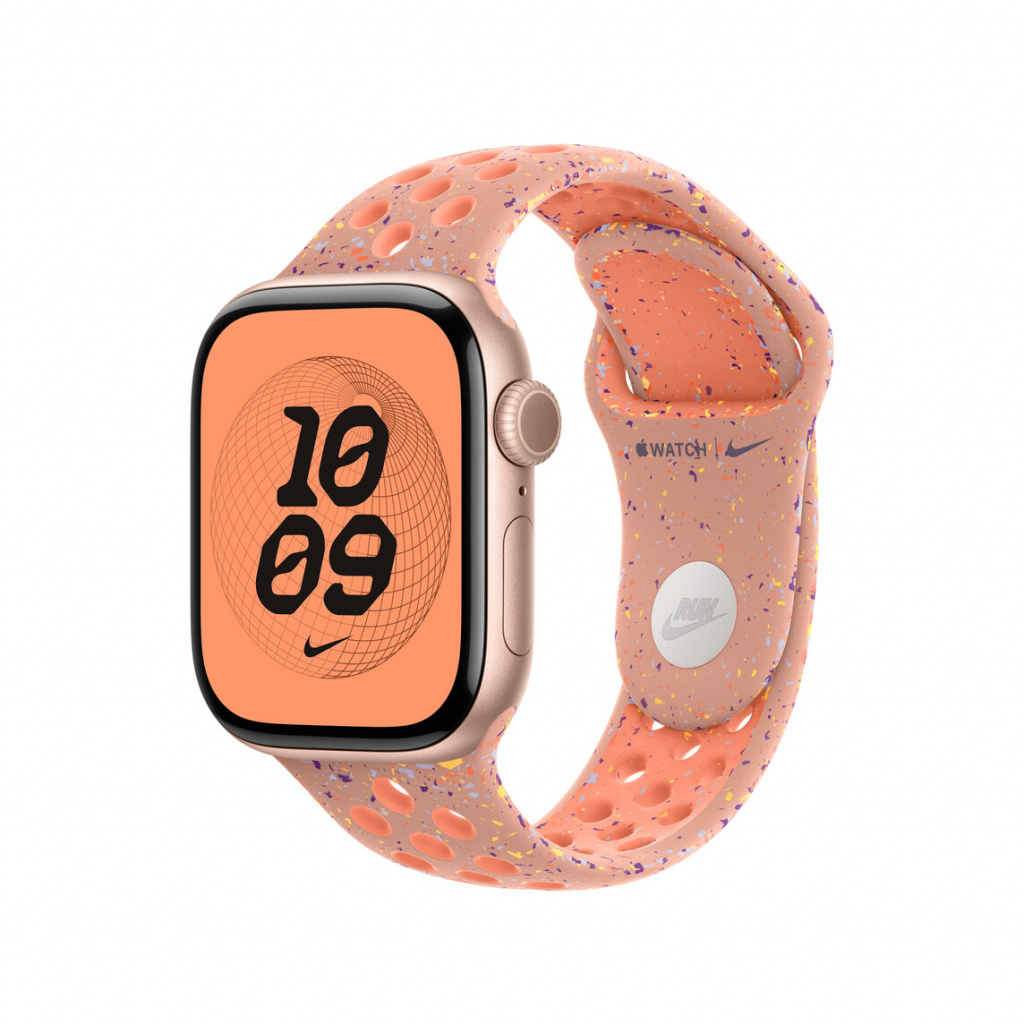 Apple MGAQ4ZM/A slimme draagbare accessoire Band Roze Aluminium, Fluorelastomeer - Afbeelding 2