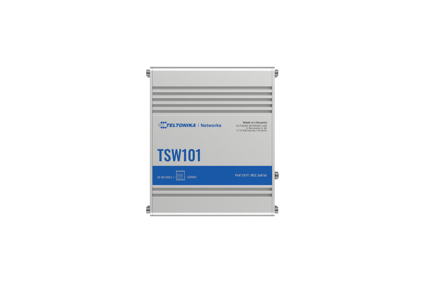 Teltonika TSW101 Gigabit Ethernet (10/100/1000) Power over Ethernet (PoE) Metallic - Afbeelding 3