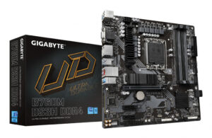 GIGABYTE B760M DS3H DDR4 moederbord Intel B760 Express LGA 1700 micro ATX