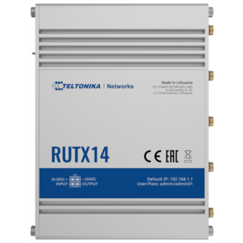 Teltonika RUTX14 Router voor mobiele netwerken