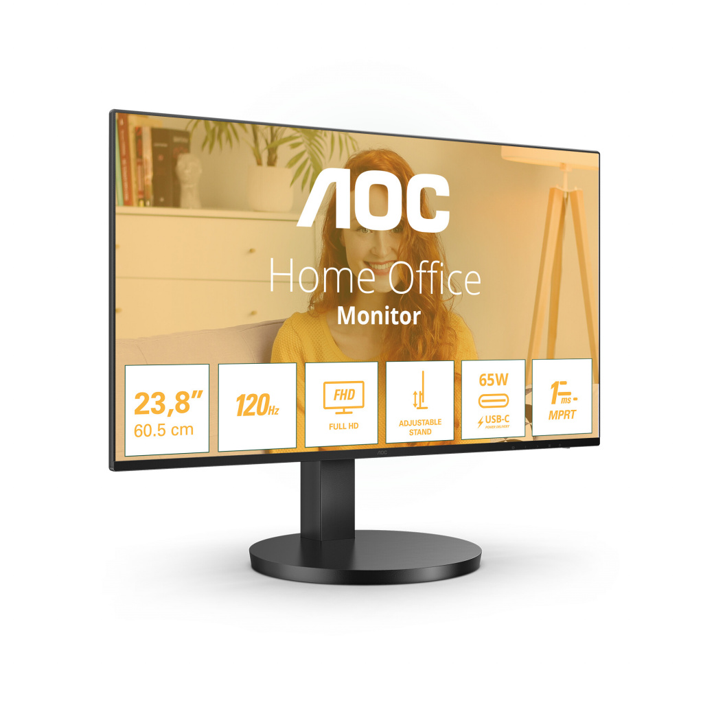 AOC B3 24B3CF2 computer monitor 60,5 cm (23.8") 1920 x 1080 Pixels Full HD LED Zwart - Afbeelding 12