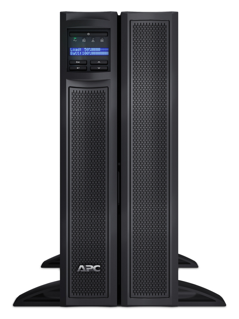 APC Smart-UPS X SMX3000HV - 3000VA, 8x C13, 2x C19 uitgang, USB, uitbreidbare runtime, short depth - Afbeelding 4
