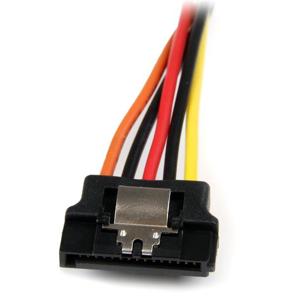 StarTech.com 15 cm vastklikkende SATA voeding-Y-splitterkabeladapter M/F - Afbeelding 4