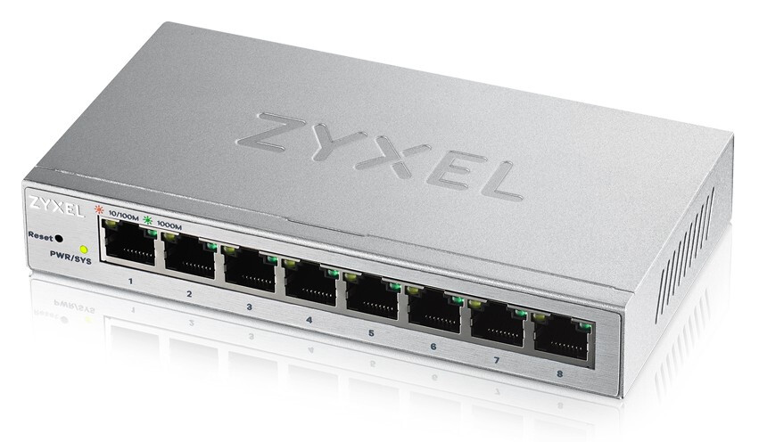 Zyxel GS1200-8 Managed Gigabit Ethernet (10/100/1000) Zilver
