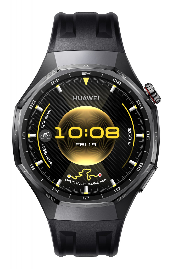 Huawei WATCH GT6 PRO 3,73 cm (1.47") AMOLED 46 mm Digitaal 466 x 466 Pixels Touchscreen Zwart GPS