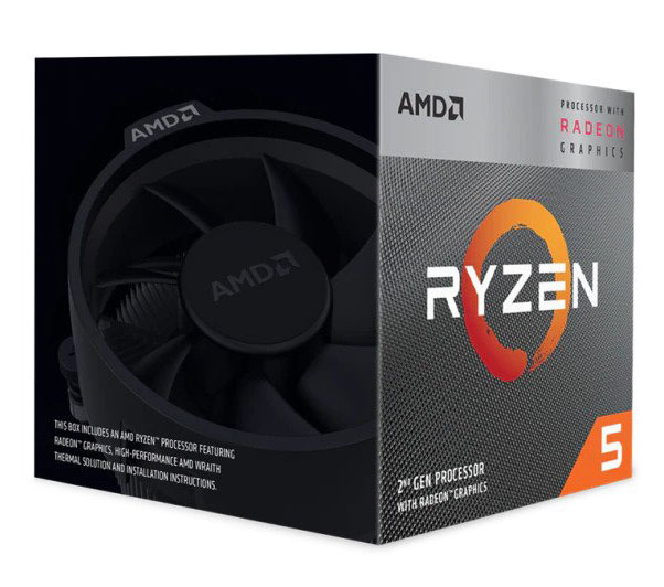 AMD Ryzen 5 3400G processor 3,7 GHz 4 MB L3 Doos