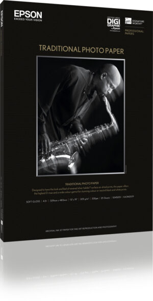 Epson Traditional Photo Paper, DIN A2, 330g/m², 25 Vel