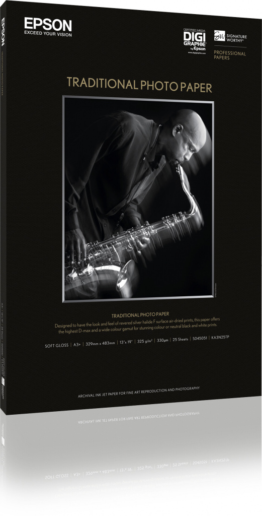 Epson Traditional Photo Paper, DIN A2, 330g/m², 25 Vel