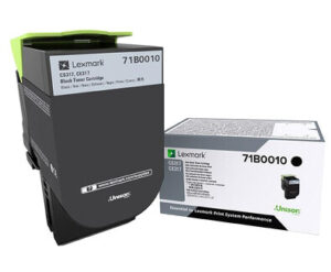 Lexmark 71B0010 tonercartridge 1 stuk(s) Origineel Zwart
