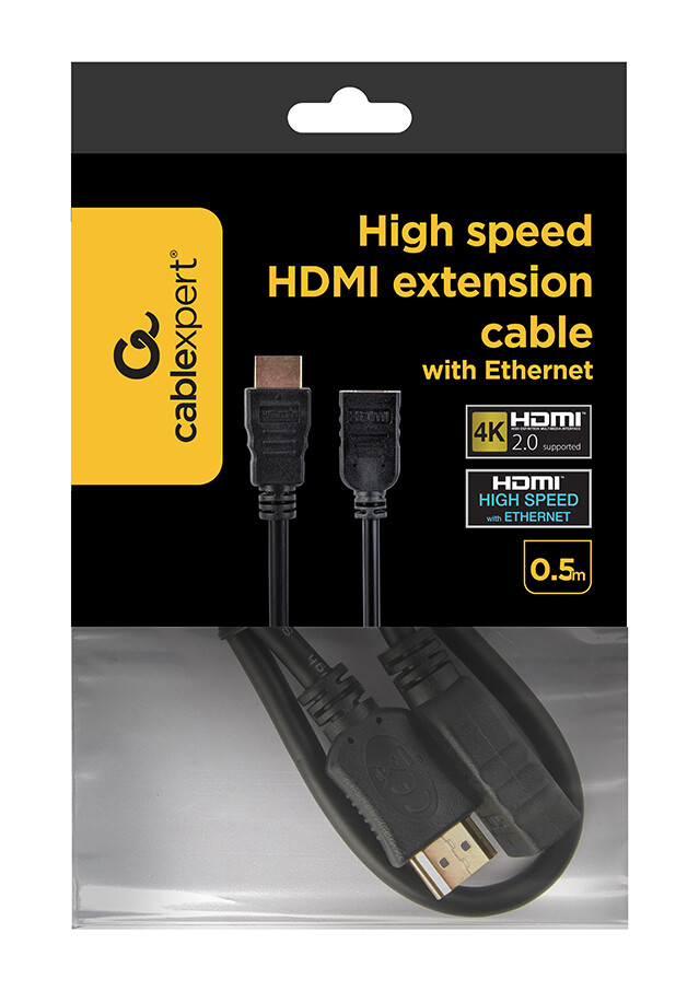 Gembird CC-HDMI4X-0.5M HDMI kabel 0,5 m HDMI Type A (Standaard) Zwart - Afbeelding 4
