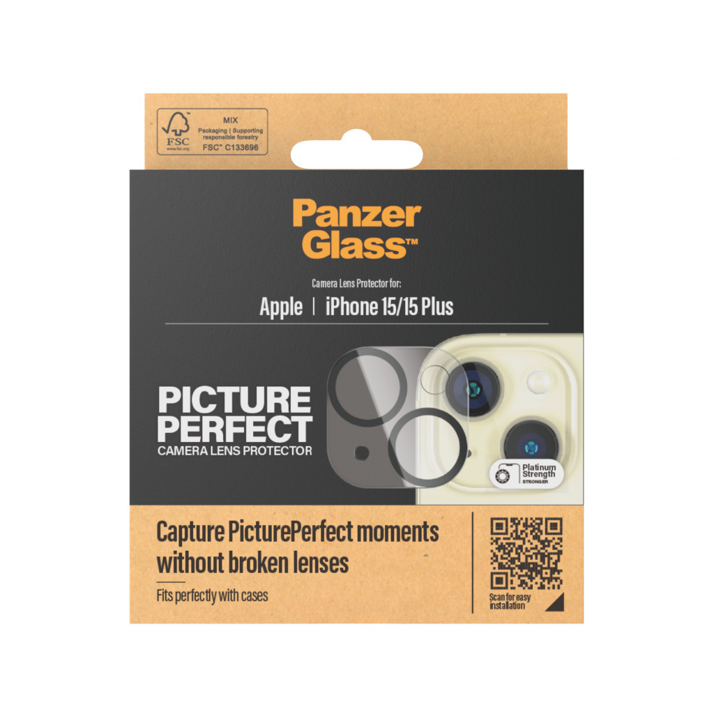 PanzerGlass ® PicturePerfect Camera Lens Protector iPhone 15 | 15 Plus Doorzichtige schermbeschermer Apple 1 stuk(s) - Afbeelding 3