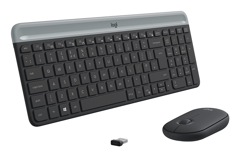 Logitech 920-009202 toetsenbord Inclusief muis Kantoor RF Draadloos QWERTY Brits Engels Grafiet - Afbeelding 3