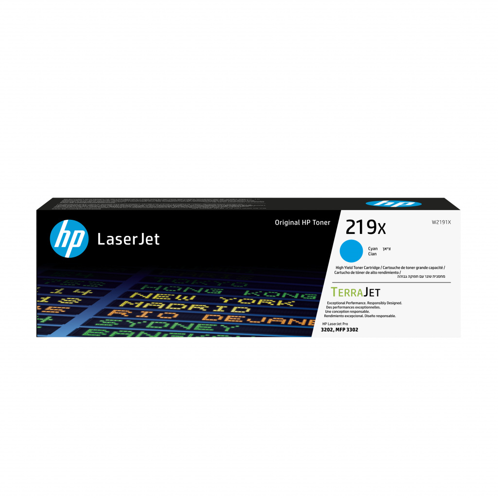HP 219X originele high-capacity cyaan LaserJet-tonercartridge