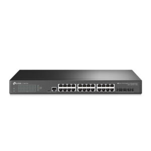 TP-Link JetStream TL-SG3428X netwerk-switch Managed L2+/L3 Gigabit Ethernet (10/100/1000) 1U Zwart