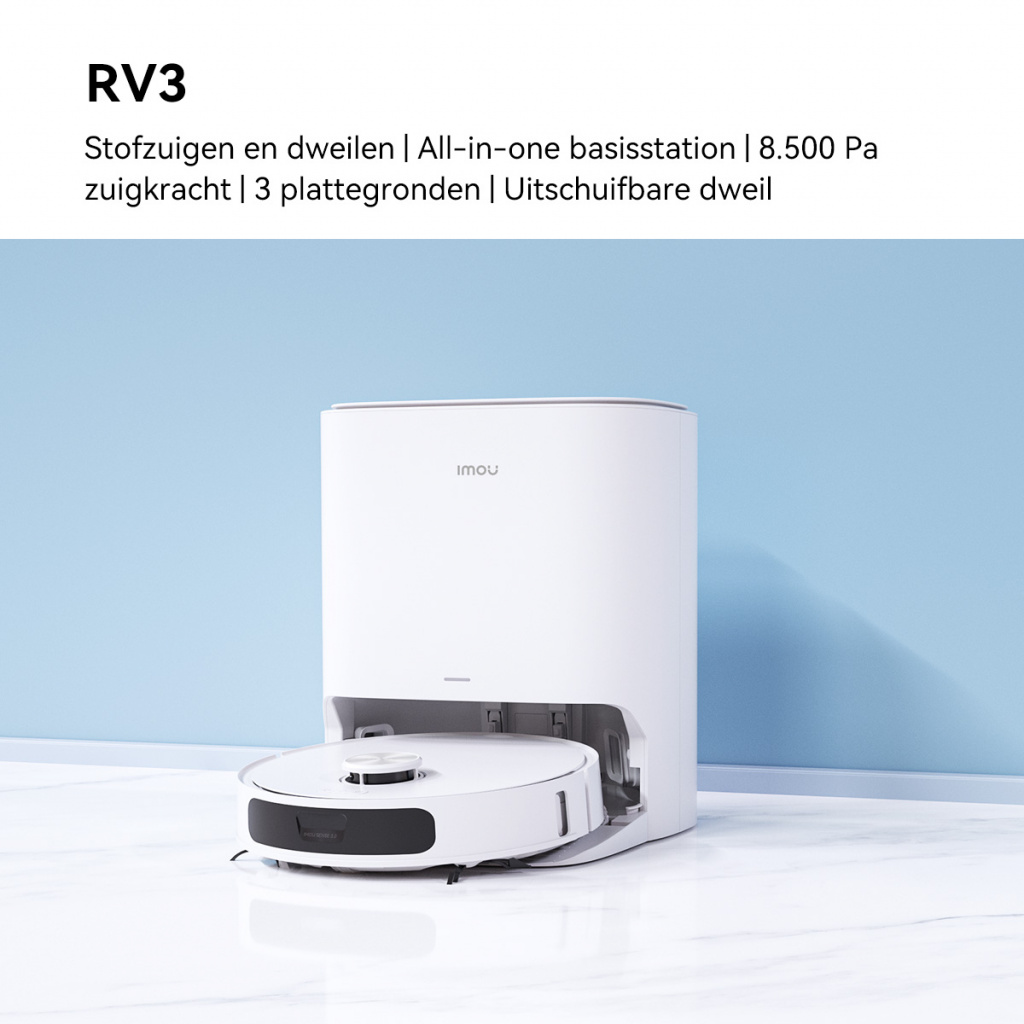 Imou RV3 0,32 l Stofzak Wit - Afbeelding 7