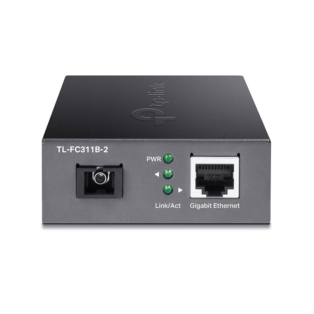 TP-Link TL-FC311B-2 netwerk media converter 1000 Mbit/s Single-mode Zwart - Afbeelding 3