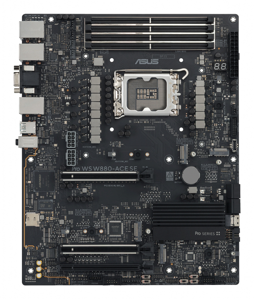 ASUS PRO WS W880-ACE SE Intel W880 LGA 1851 (Socket V1) ATX - Afbeelding 9