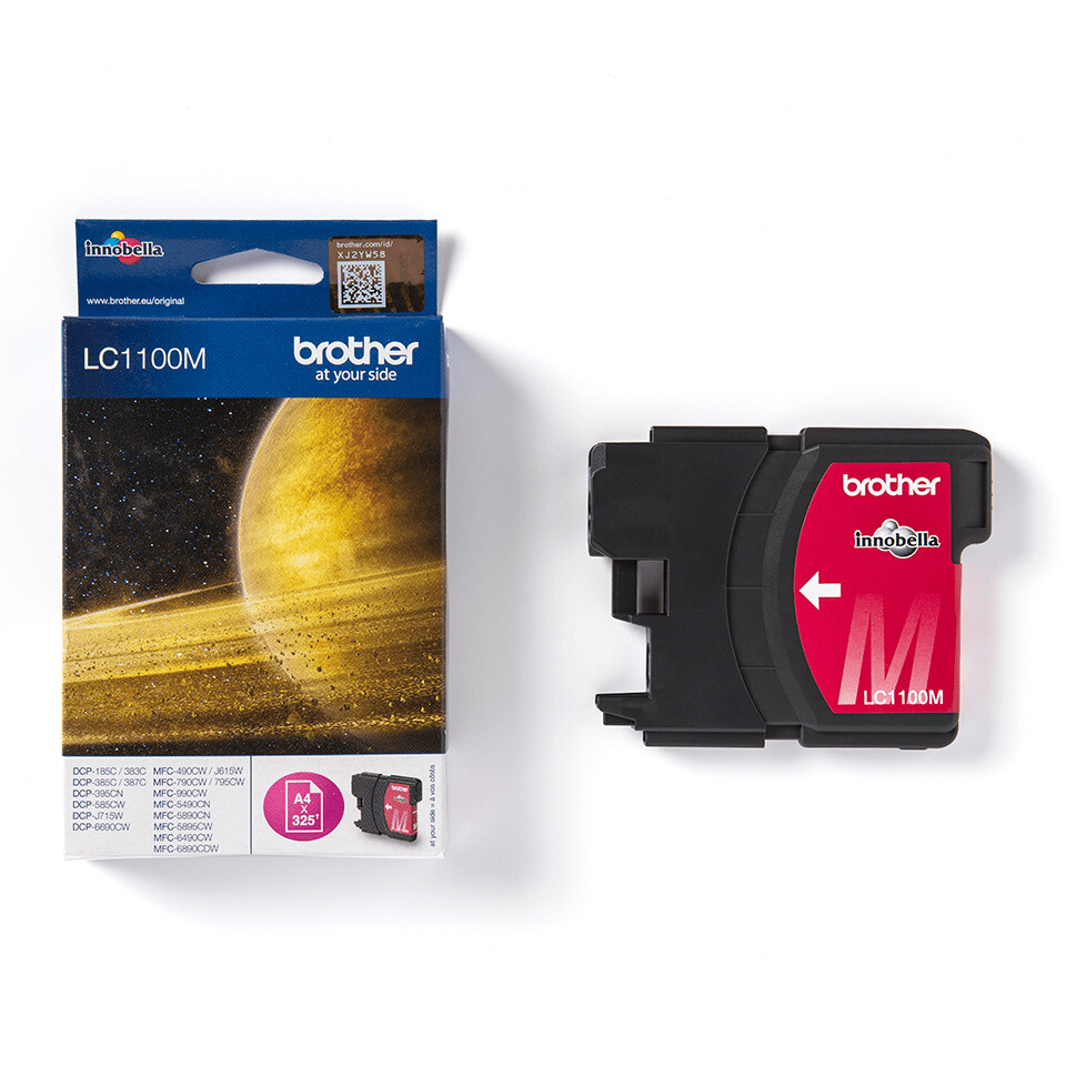 Brother LC1100M inktcartridge 1 stuk(s) Origineel Magenta - Afbeelding 2