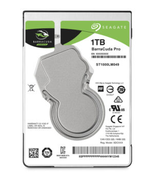 Seagate Barracuda Pro interne harde schijf 1 TB 7200 RPM 128 MB 2.5" SATA III