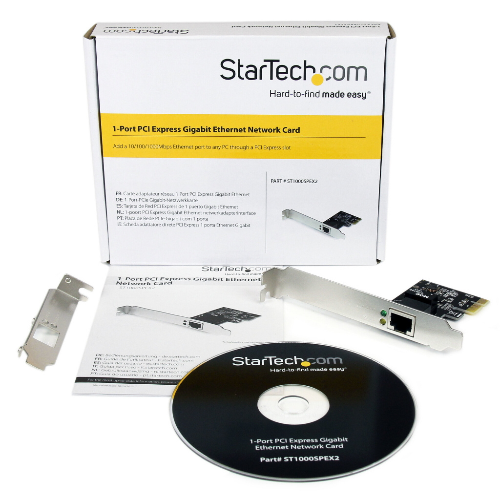 StarTech.com 1-poort PCI Express PCIe gigabit netwerkserver NIC-kaart dubbelprofiel - Afbeelding 5