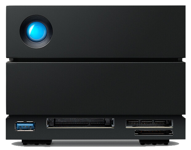 LaCie 2big Dock v2 disk array 60 TB Desktop Zwart