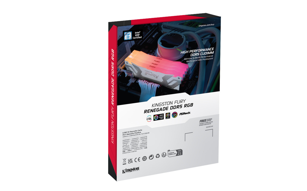 Kingston Technology FURY 24GB 8800MT/s DDR5 CL42 CUDIMM Renegade RGB White - Afbeelding 7