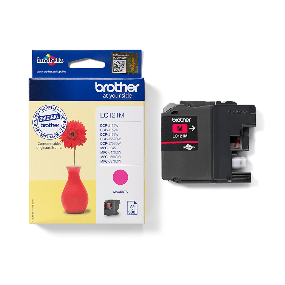 Brother LC121M inktcartridge 1 stuk(s) Origineel Magenta - Afbeelding 4