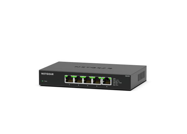 NETGEAR MS305-100EUS netwerk-switch Unmanaged 2.5G Ethernet (100/1000/2500) Zwart - Afbeelding 2