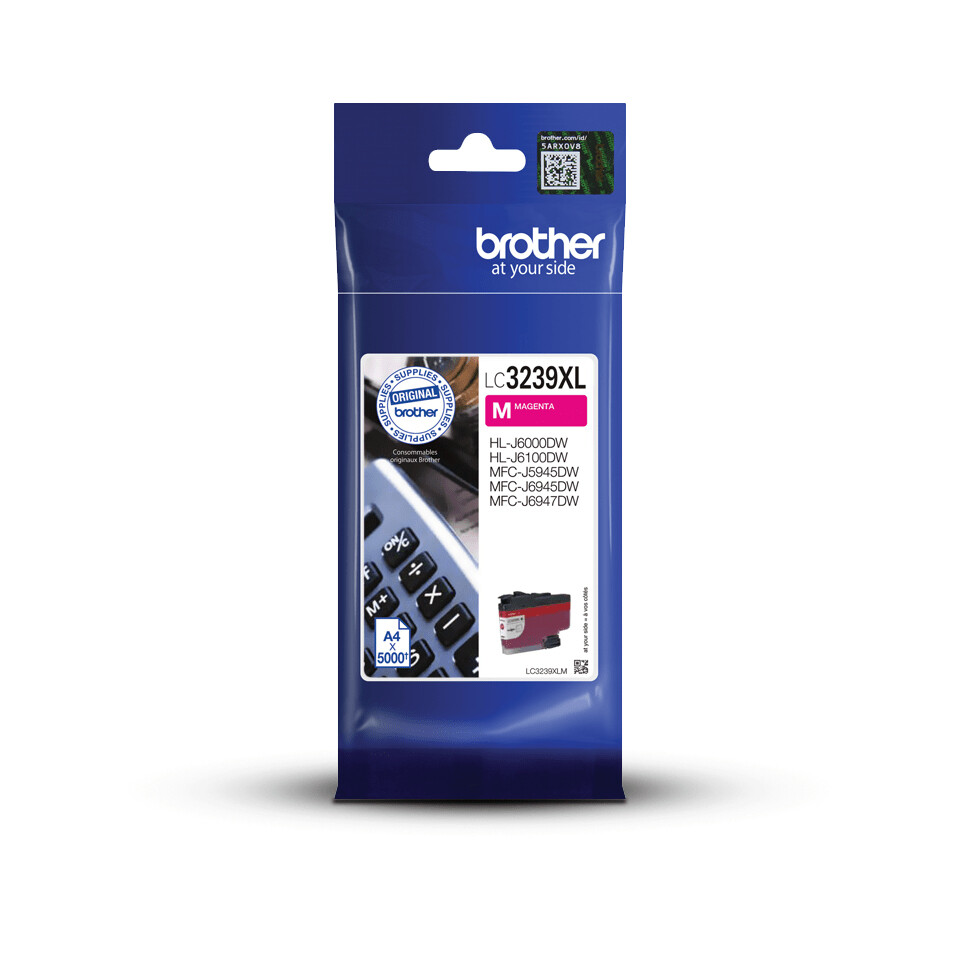 Brother LC3239XLM inktcartridge 1 stuk(s) Origineel Hoog (XL) rendement Magenta