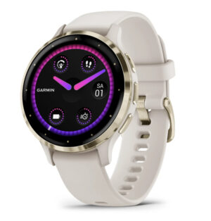 Garmin Venu 3S 3,05 cm (1.2") AMOLED 41 mm Digitaal 390 x 390 Pixels Touchscreen Goud, Ivoor Wifi GPS