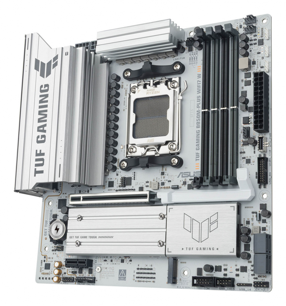 ASUS TUF GAMING B850M-PLUS WIFI7 W AMD B850 Socket AM5 micro ATX - Afbeelding 3