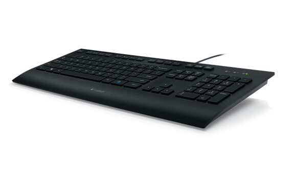 Logitech K280E Pro f/ Business toetsenbord Kantoor USB QWERTY Scandinavisch Zwart - Afbeelding 4
