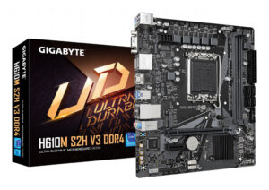 GIGABYTE H610M S2H V3 DDR4 moederbord Intel H610 Express LGA 1700 micro ATX