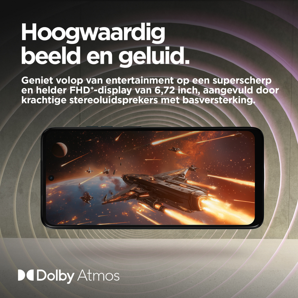 Motorola moto g15 17,1 cm (6.72") Dual SIM Android 15 4G USB Type-C 4 GB 128 GB 5200 mAh Grijs - Afbeelding 6