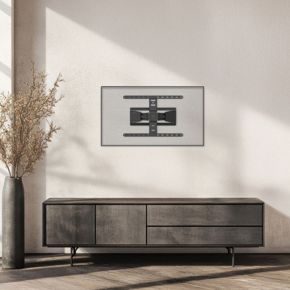 ACT Full motion tv wandsteun, 43" tot 90", ultradun, VESA - Afbeelding 2